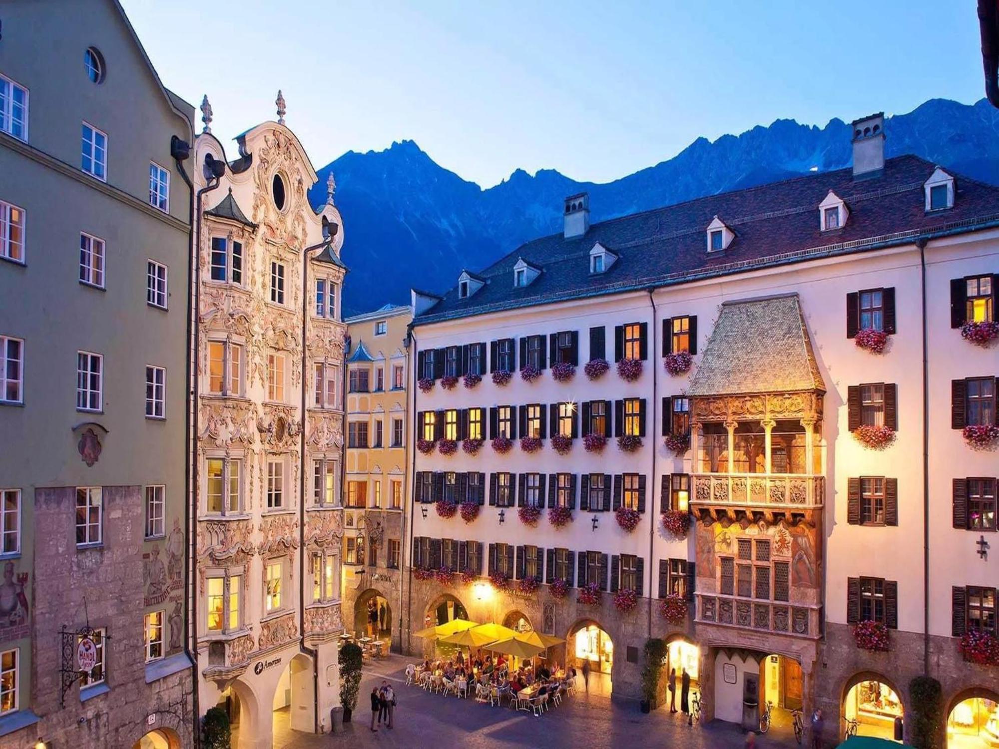 Hotel Gruberhof Innsbruck Igls B&B ภายนอก รูปภาพ